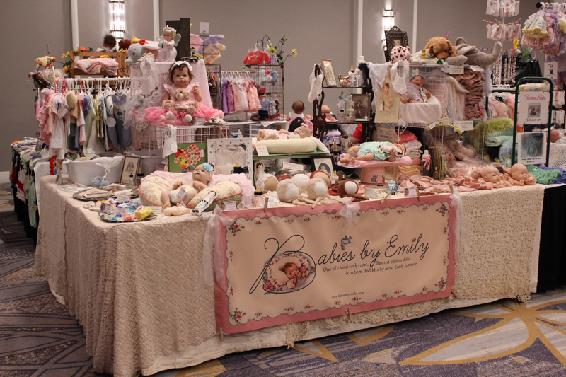 Doll show display table